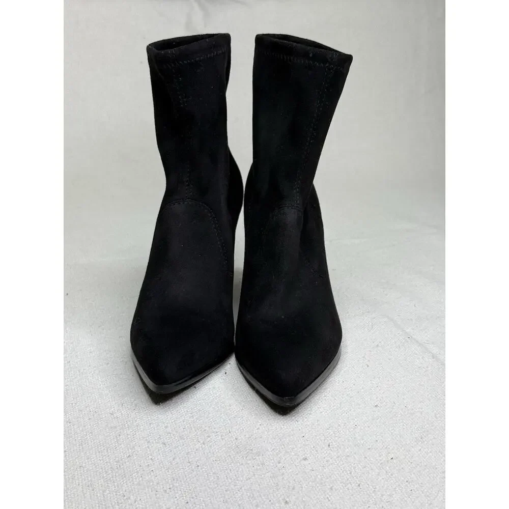 Donald J Pliner Black Suede Ankle Booties Boot Size 6 M Boots